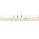 Pettine di Distribuzione Busbar Modulari, 3P, 54 PIN, Sezione PIN 10mm², Distanza tra PIN 17,8mm, Larghezza PIN 4mm, Altezza PIN 11,5mm, Lunghezza Totale 1000mm, 63A IP20