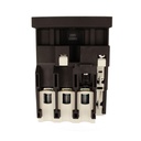 Contattore Motore 3P 4M, Teleruttore Trifase Industriale AC 380V 3NO, 65A 30KW, Bobina 220V AC, Contatto Ausiliare 1NO+1NC, IP20 IEC60947-4-1