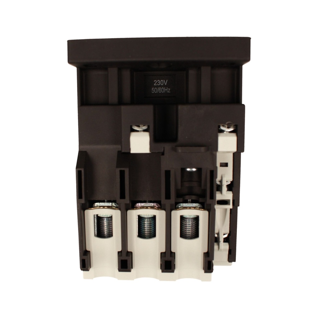 Contattore Motore 3P 4M, Teleruttore Trifase Industriale AC 380V 3NO, 50A 22KW, Bobina 220V AC, Contatto Ausiliare 1NO+1NC, IP20 IEC60947-4-1