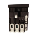 Contattore Motore 3P 4M, Teleruttore Trifase Industriale AC 380V 3NO, 50A 22KW, Bobina 220V AC, Contatto Ausiliare 1NO+1NC, IP20 IEC60947-4-1