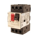 Salvamotore Interruttore Termico di Protezione Motore, 3P 2.5M Regolabile 6.3A 4-6.3A 2.2KW AC 590V Monofase e Trifase IP20 IEC60947-2