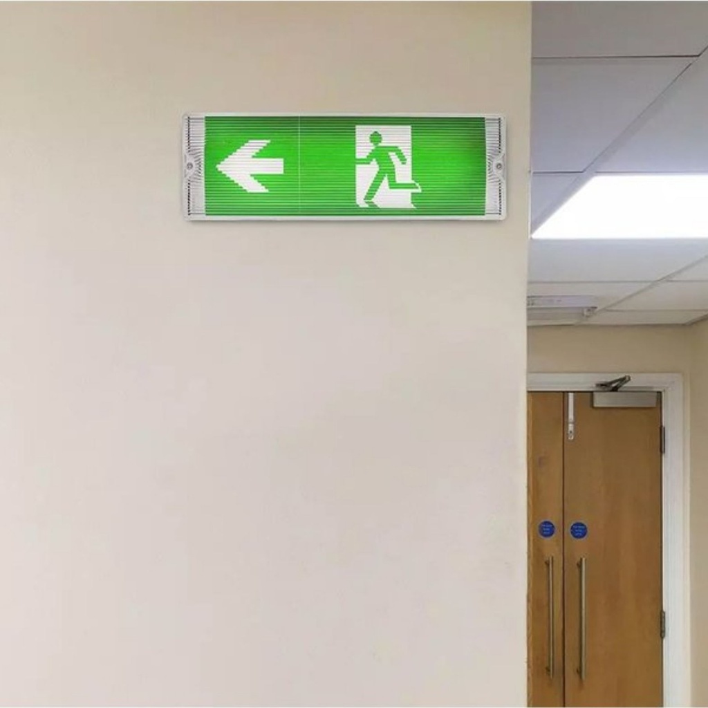 Plafoniera Lampada Di Emergenza Led SA e SE Montaggio A Plafone 3W Autonomia 3 Ore 6000K IP65 Interno Esterno SKU-83111