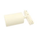 Porta Faretto da Binario Mono Fase, Attacco GU10 orientabile e ruotabile, Max 50W 220V, Bianco 