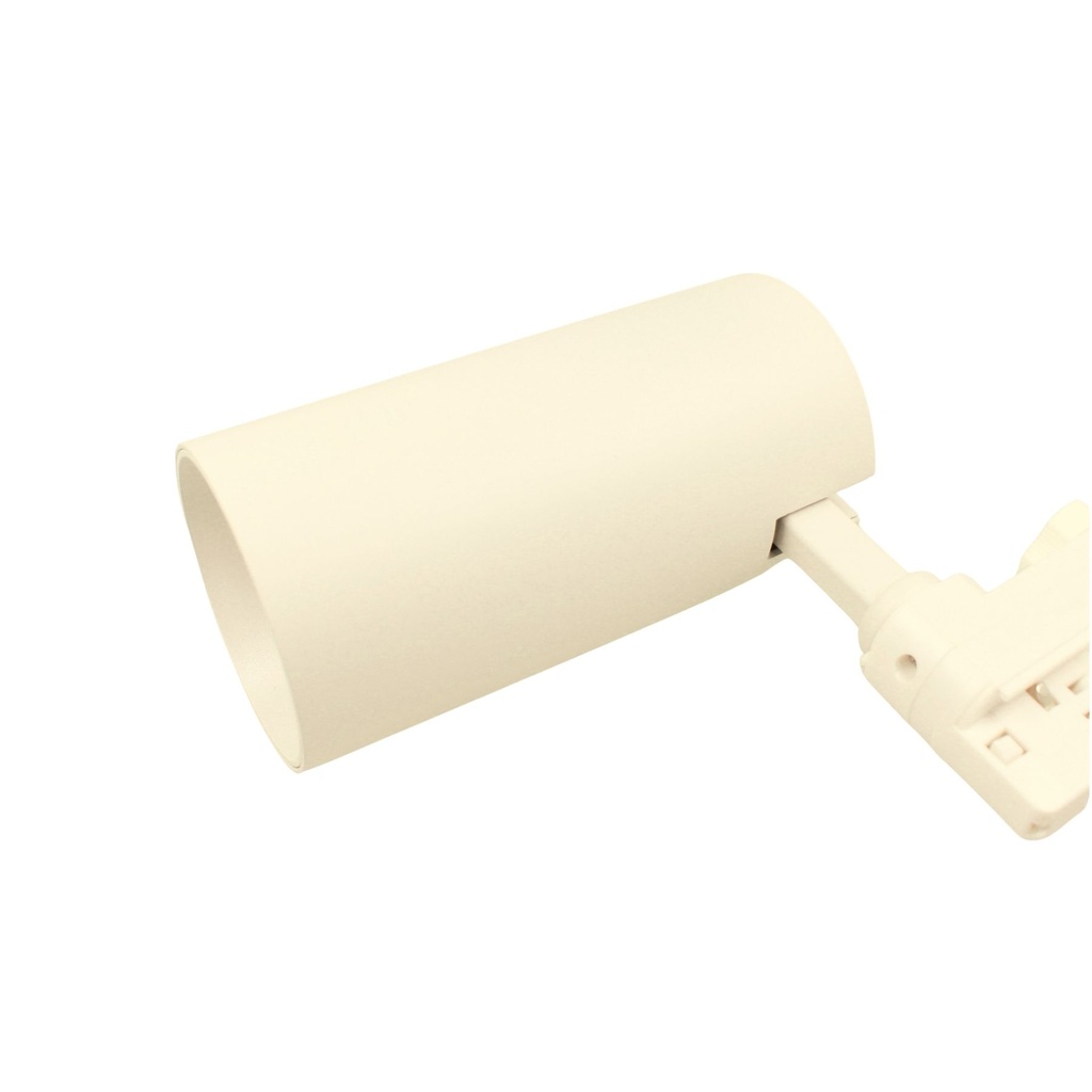 Faro Lampada Led A Binario 30W 2800lm Trifase CCT Angolo Luce 50° CRI>90 UGR<19 Carcassa Bianca 3000K 4000K 6000K 3 In 1 D80X157mm