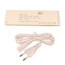 Trasformatore Alimentatore Led Driver Mobile 24V 100W, Con 12 Uscite Senza Polarità, Per Luce Led Da Guardaroba Armadio, 213X60X16mm, Cavo Alimentazione Con Spina EU Incluso