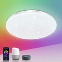 Plafoniera LED WiFi RGB 20W 1600lm Tuya Smart Life D258x58mm