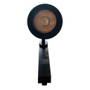 2 Pezzi Faro LED Binario Monofase 30W 2600 lm Nero 3000K 36° CRI>90 D80x138 mm