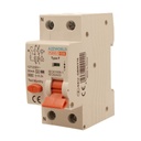 RCBO Interruttore Magnetotermico Differenziale Tipo F Curva C 1P+N 2M 6000A 30mA C16A AC 230V IP20 IEC61009-1