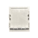 2 Pezzi Tappo Finale Terminale Bianco per Chiusura Lampada LED Lineare SV0205B