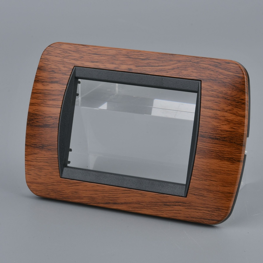 Placca Plastica Ovale MBL 3M Radica Compatibile Bticino Living BLN88303