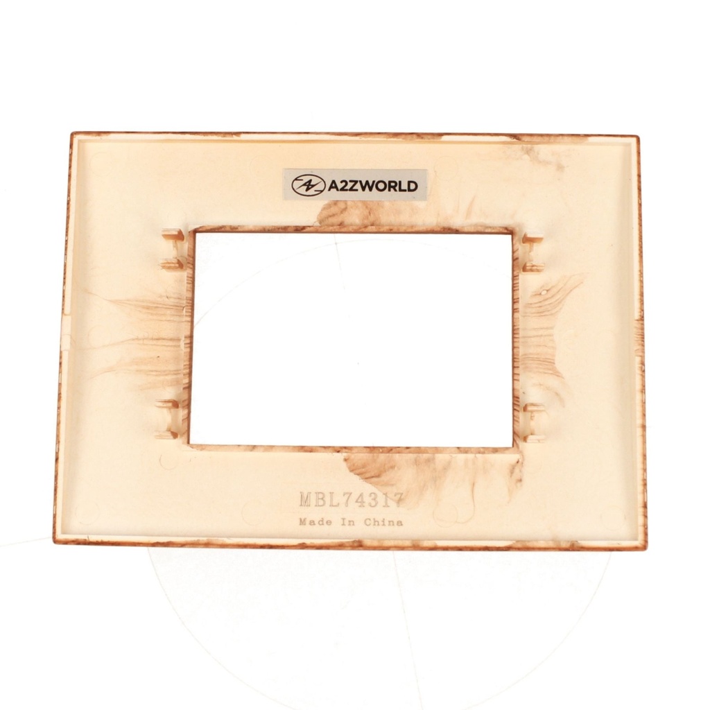 Placca Plastica Quadrata MBL 3M Radica Compatibile Bticino Living BLN89303