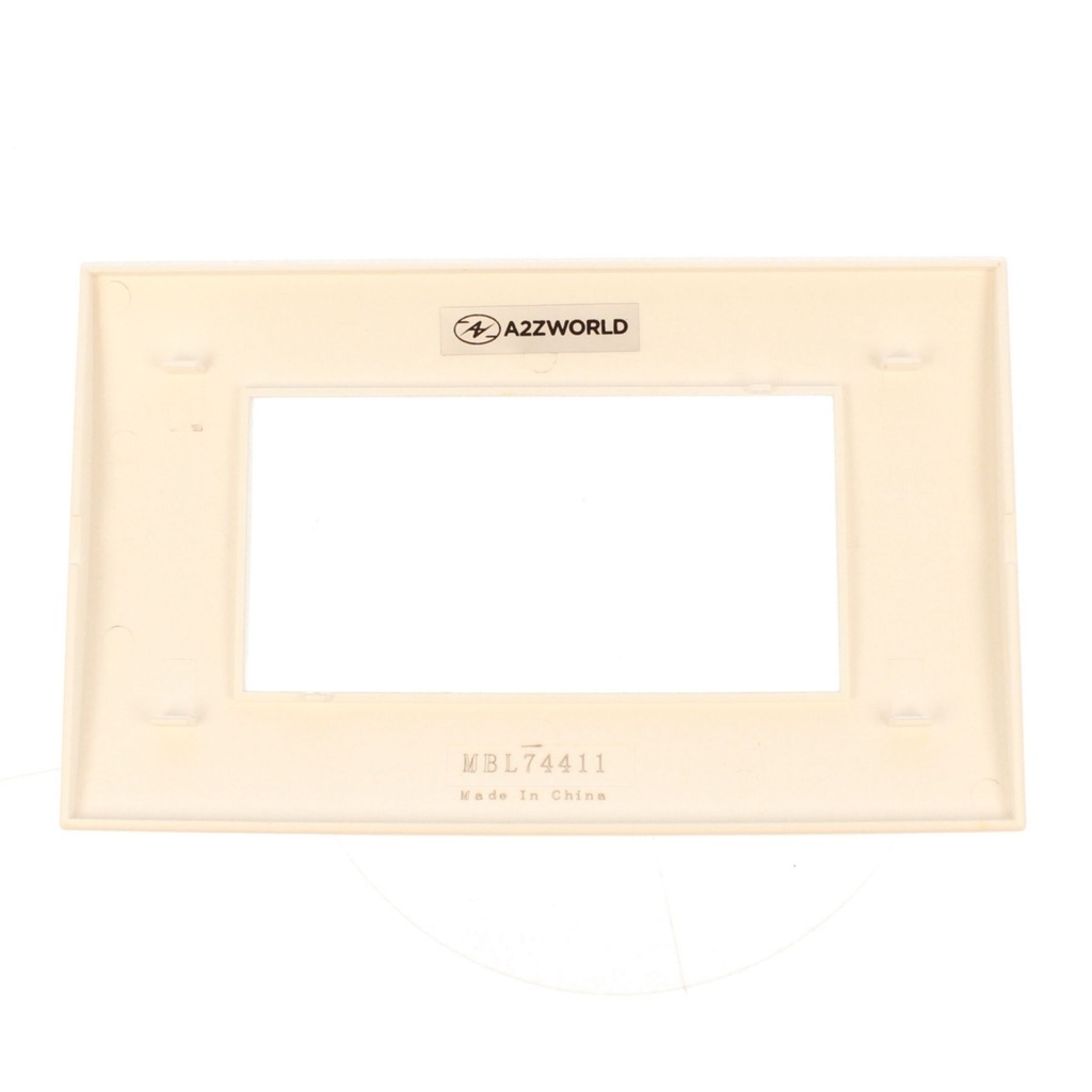 Placca Plastica Quadrata MBL 4M Bianco Compatibile Bticino Living BLN89401