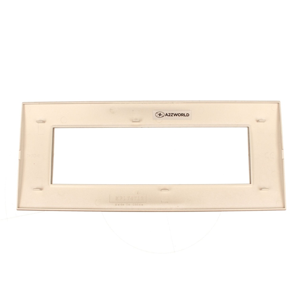 Placca Plastica Quadrata MBL 7M Grigio Compatibile Bticino Living BLN89706