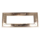 Placca Quadrata Effetto Vetro MBL 7M Bianco Compatibile Bticino Living