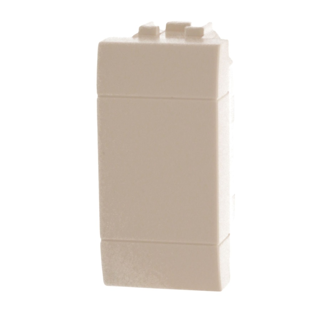 2 Pezzi Copritasti Copriforo Falso Polo MBL Bianco 1M Compatibile Bticino Living Light BLB0100