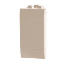 2 Pezzi Copritasti Copriforo Falso Polo MBL Bianco 1M Compatibile Bticino Living Light BLB0100