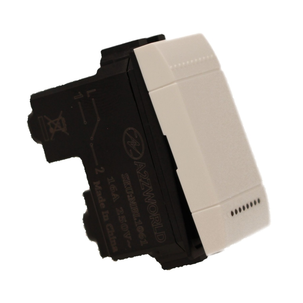 Deviatore 1P 16A 220V MBL Bianco 1M Compatibile Bticino Living Light BLB0801