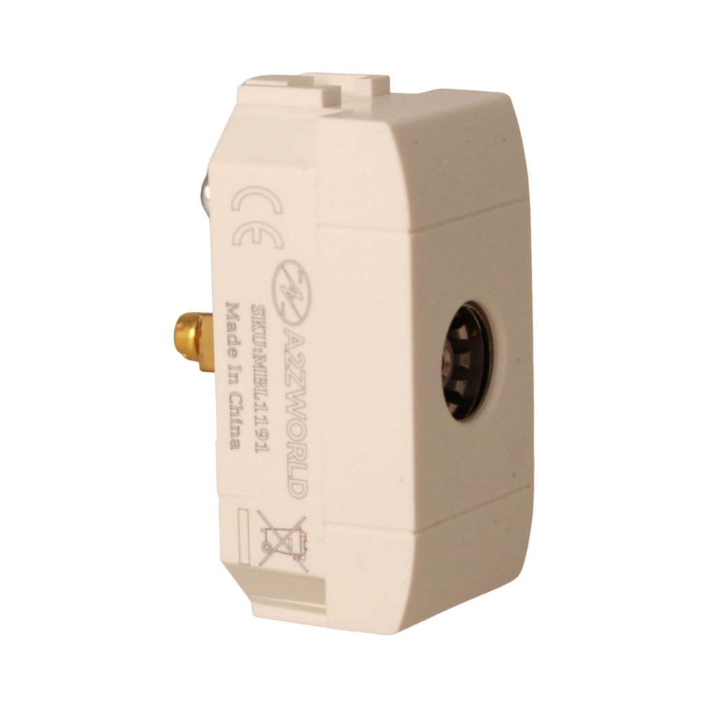 Connettore Presa TV Terminale Femmine MBL Bianco 1M Compatibile Bticino Living Light BLB2251