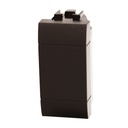 2 Pezzi Copritasti Copriforo Falso Polo  MBL Nero 1M Compatibile Bticino Living International BLN0100