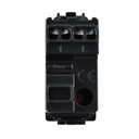 Interruttore Unipolare 1P 16A 220V MBL Nero 1M Compatibile Bticino Living International BLN0401