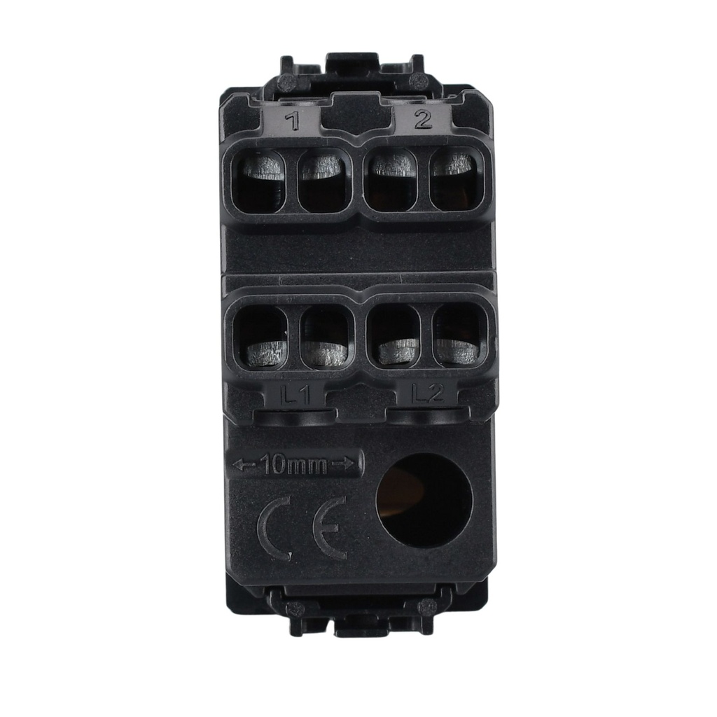 Invertitore 1P 16A 220V MBL Nero 1M Compatibile Bticino Living International BLN0901