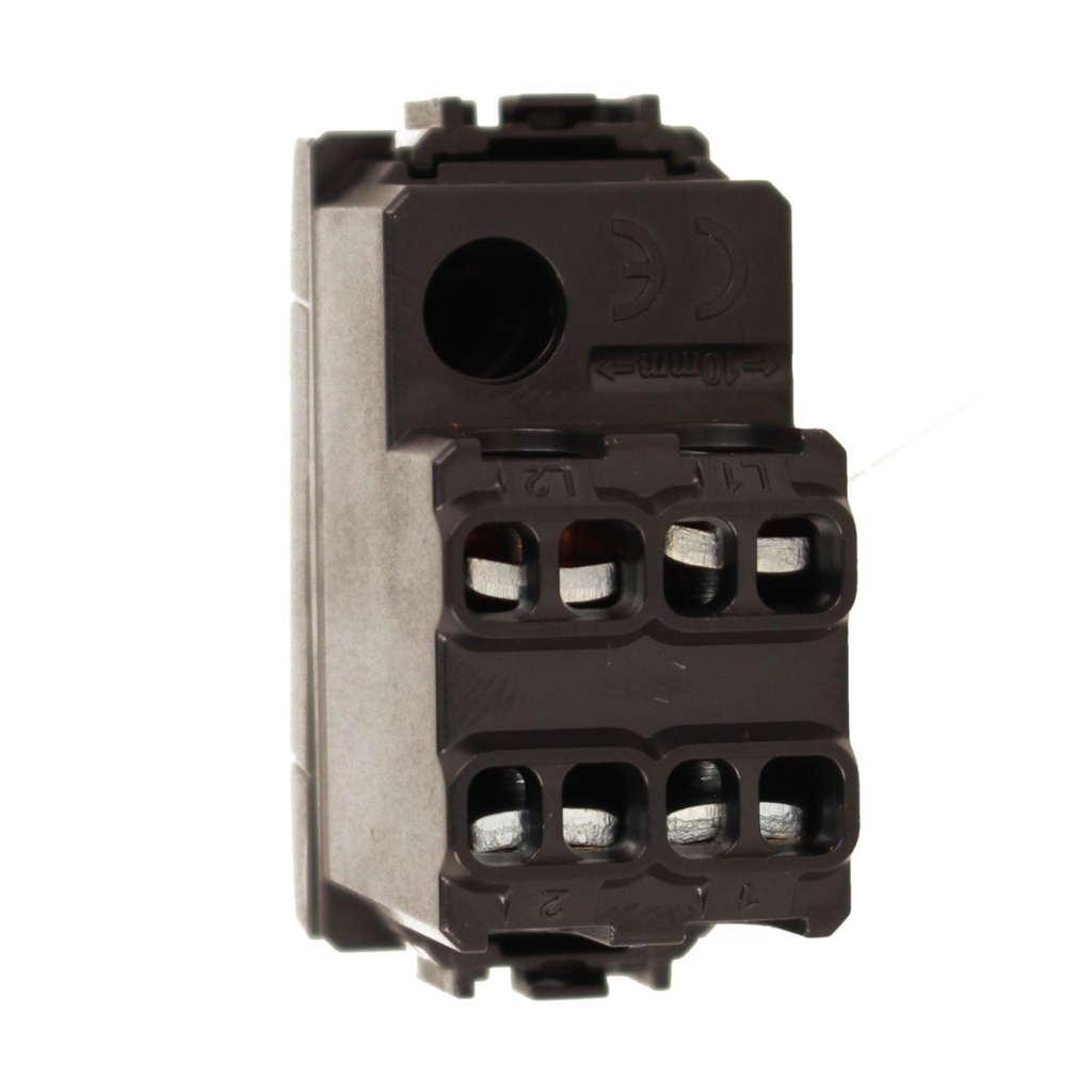 Invertitore 1P 16A 220V MBL Nero 1M Compatibile Bticino Living International BLN0901