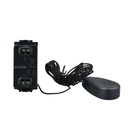 Pulsante Tirante Con Corda 1P 16A 220V MBL Nero 1M Compatibile Bticino Living International BLN1101
