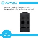 Ronzatore 220V 50W MBL Nero 1M Compatibile Bticino Living International BLN1501