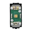 Connettore Presa TV Terminale Femmine MBL Nero 1M Compatibile Bticino Living International BLN2251