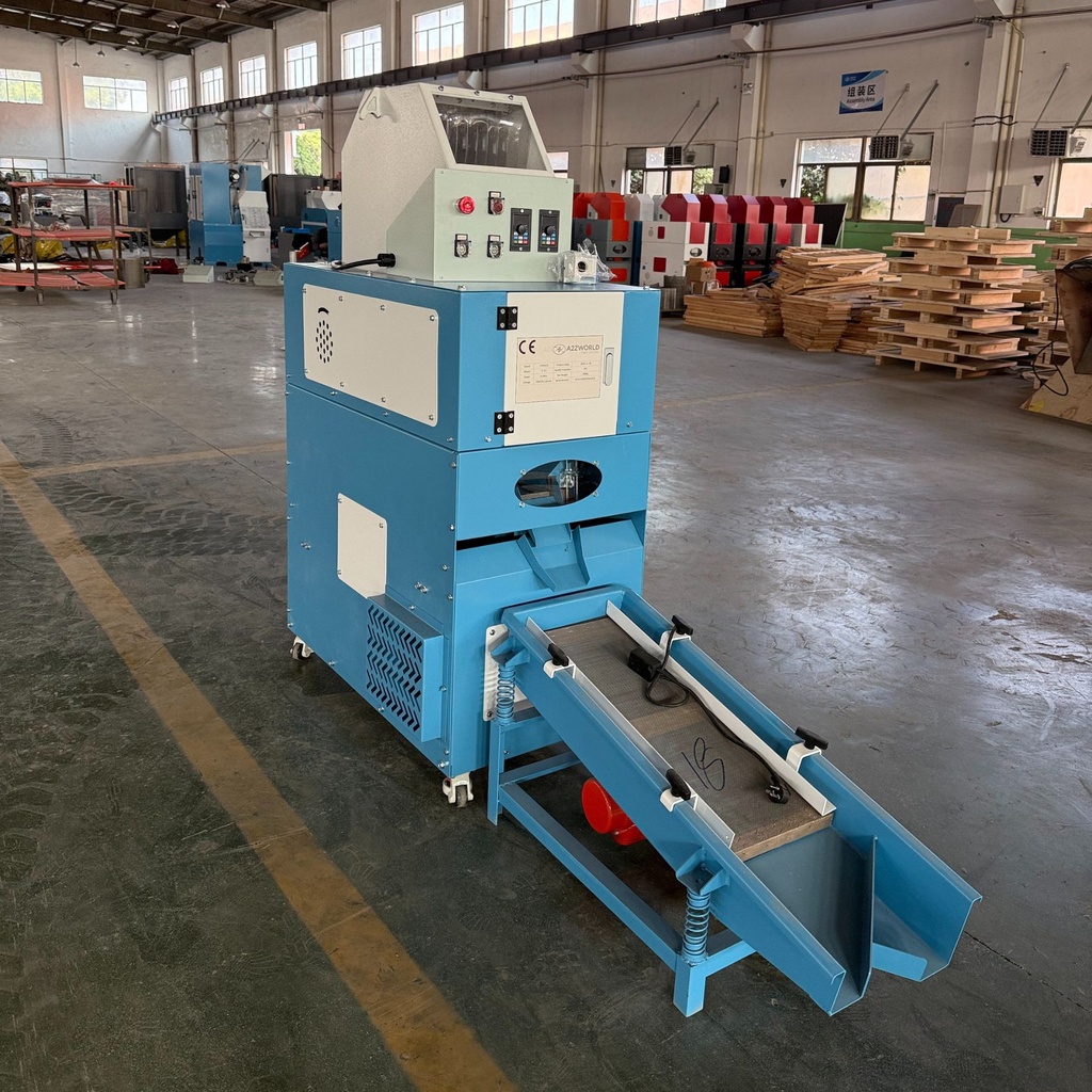 Granulatore di Cavi Elettrici, Macchina Riciclaggio Cavi Rame, Trituratore e Separatore Cavi Elettrici Per Recupero Rame e Plastica, 220V 4.6KW, 50-60kg/h, Max Diametro Filo 30mm, Stryker ST-01