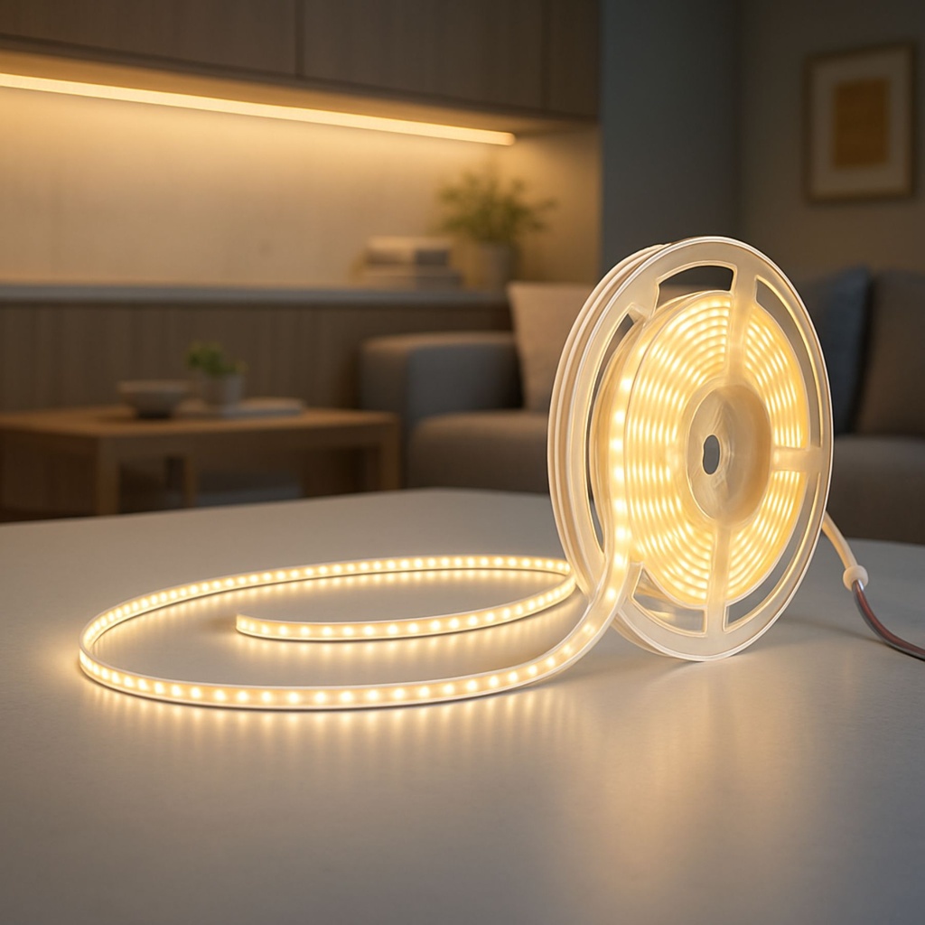 Bobina Striscia Led Slim da 4mm, 24V 16W/M 160SMD/M, Bianco Neutro 4000K, Tagliabile ogni 5cm da 8 SMD 2216, IP20, Efficienza 110lm/W, CRI>90 BL2416N