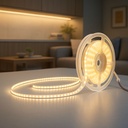 Bobina Striscia Led Slim da 4mm, 24V 16W/M 160SMD/M, Bianco Neutro 4000K, Tagliabile ogni 5cm da 8 SMD 2216, IP20, Efficienza 110lm/W, CRI>90 BL2416N