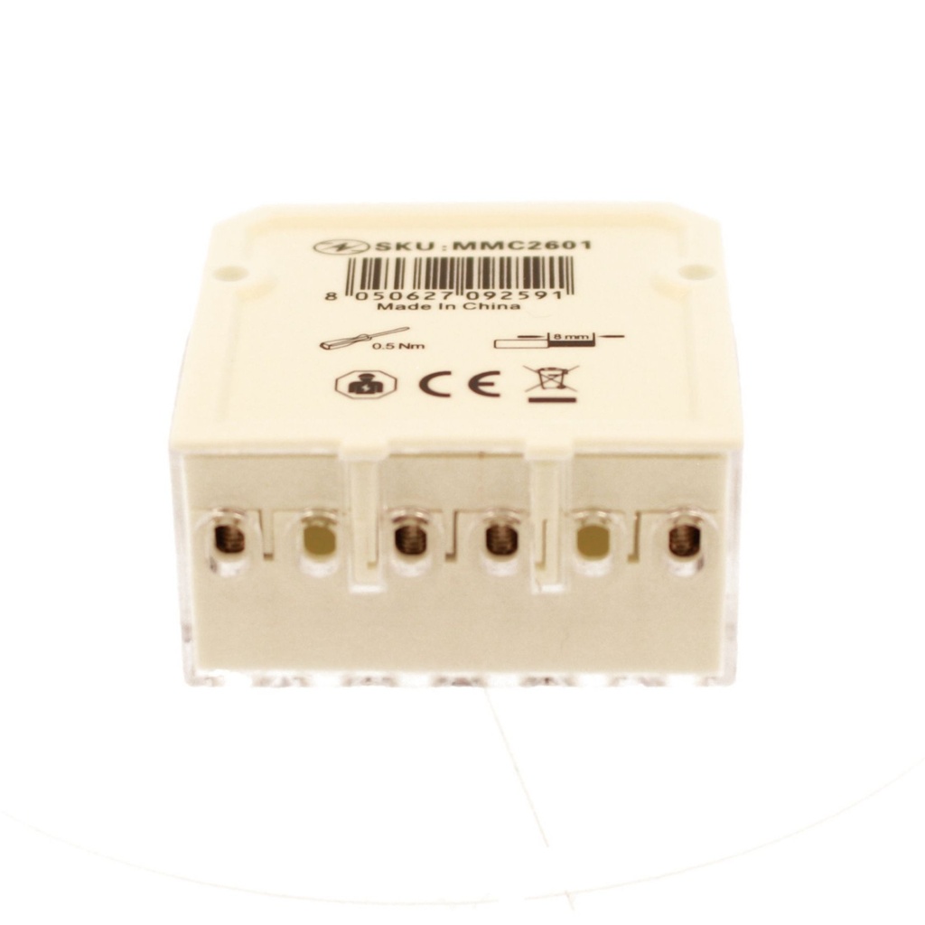 Relè Passo Passo Elettromeccanico Impulse Relay 1 Contatto NO 10A 220V AC IP20 Con Circuito Bobina e Contatti Separati