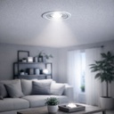 Lampada Led GU10 10W 1300LM Angolo Stretto 38 Gradi Bianco Neutro 4000K 220V D50X58mm