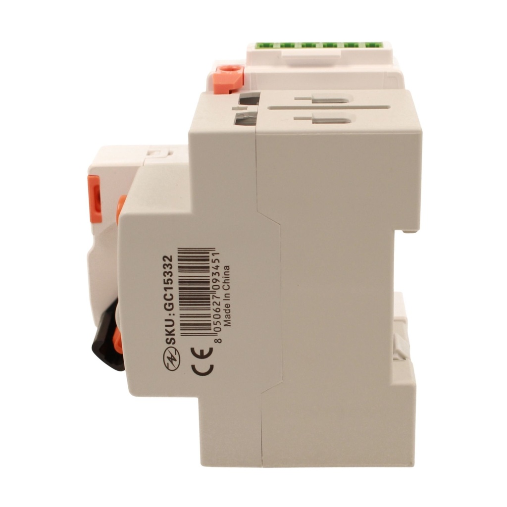 RCCB Interruttore Differenziale Puro Riarmo Automatico, Tipo A 1P+N 3M 6000A 30mA 32A AC 230V IP20 IEC61008-1 PR8NM