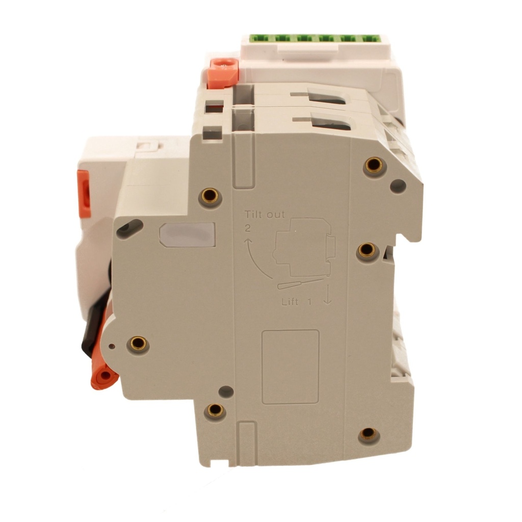 MCB Interruttore Magnetotermico Con Riarmo Automatico, Curva C 2P 3M 10000A C50A AC 400V PB8H, 3 Tentativi (10s/60s/300s)