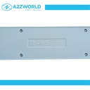 Multipresa Ciabatta Elettrica Con 6 Posti Prese Bipasso 10/16A, Multipresa Senza Cavo Max 3500W, Colore