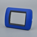 Placca Plastica Ovale MBL 3M Blu Compatibile Bticino Living