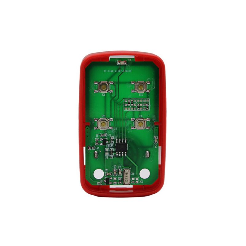 Telecomando Cancello Autoapprendente Frequenza 433Mhz Codice Fisso 4 Tasti Universale Colore Assortito