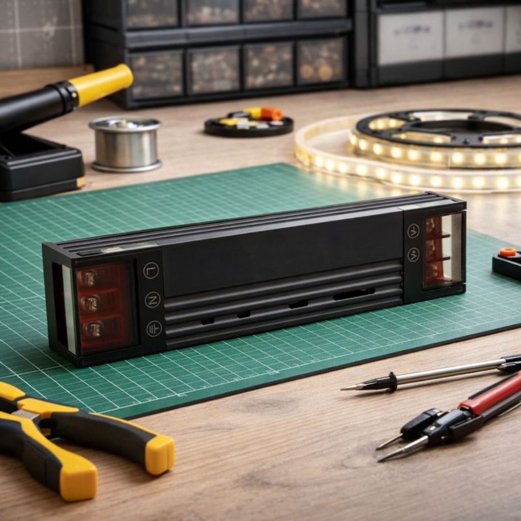 Trasformatore Alimentatore LED Slim Sottile 100W DC 24V AC 220-240V IP20 149X35X25mm