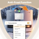 Termostato WIFI 503 Con Batteria, Per Caldaia a Gas Boiler, APP TUYA Smart Life, Quadrata Montaggio da Esterno Oppure Incasso Scatola 503
