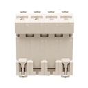 MCB Interruttore Magnetotermico Trifase 380V Curva C 4P 4M 10000A AC 400V IP20 PB8H, Corrente Disponibili 10A 16A 20A 25A 32A 40A 50A 63A 