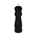 Macinapepe In Legno Macina Pepe e Sale Colore Nero 17,8cm