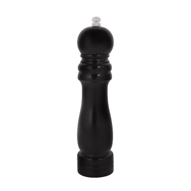 Macinapepe In Legno Macina Pepe e Sale Colore Nero 20,5cm