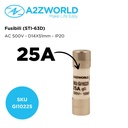 10 Pezzi Fusibili AC 500V AC D14X51mm AC 500V IP20 IEC60269 STI-63D, Disponibili 16A 25A 32A 40A 50A 63A