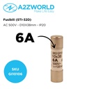 10 Pezzi Fusibili AC 500V AC D10X38mm AC 500V IP20 IEC60269 STI-32D, Disponibili 6A 10A 16A 20A 25A 32A
