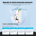 Modulo di Riarmo Automatico, 220V 1 Modulo DIN, 3 Tentativi (10s/60s/300s), Contatti Puliti NO per Comando Remoto