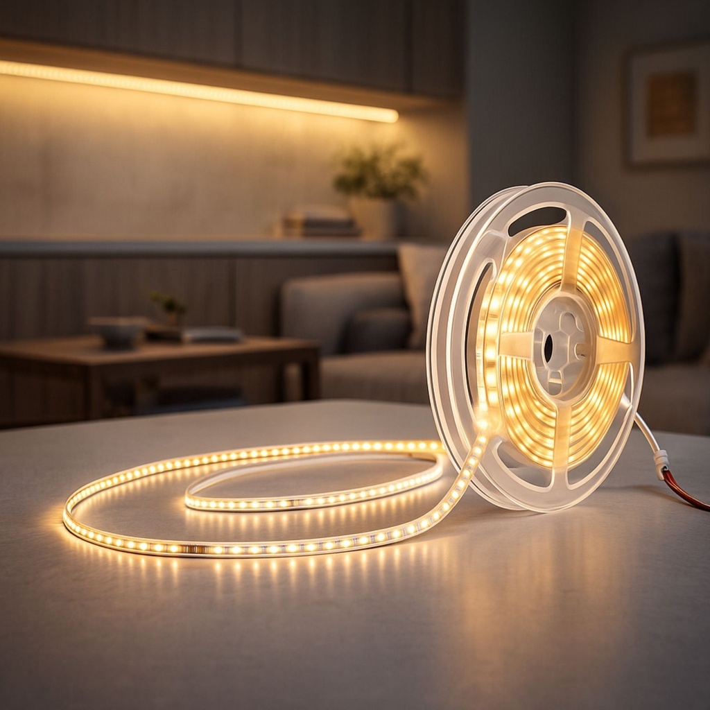 Bobina Striscia Led Slim da 4mm, 24V 16W/M 160SMD/M, Tagliabile ogni 5cm da 8 SMD 2216, IP20, Efficienza 110lm/W, CRI>90, Disponibili 3000K 4000K 6500K