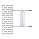 Plafoniera Led Lampada Da Parete Soffitto IP54 Ovale 12W 1155LM Bulkhead Per Condominio 199X97X47mm, Disponibili 3000K 6500K
