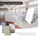 Interruttore Da Incasso Scatola 503, Touch Bianco, WIFI 2.4G Matter, TUYA, Smart Life,Apple Home, Google Home, Alexa, SmartThings, 10A, AC 90-250V, 50/60HZ, 120X72X38mm, IP20,Disponibili 1,2,3 Tasti